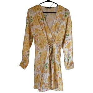 Zara lace up Mini Dress